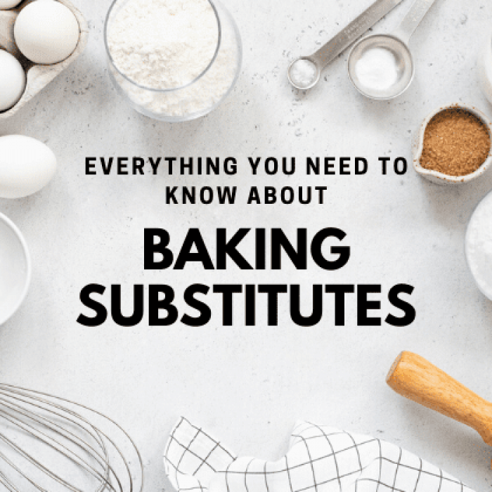 Baking Substitutes