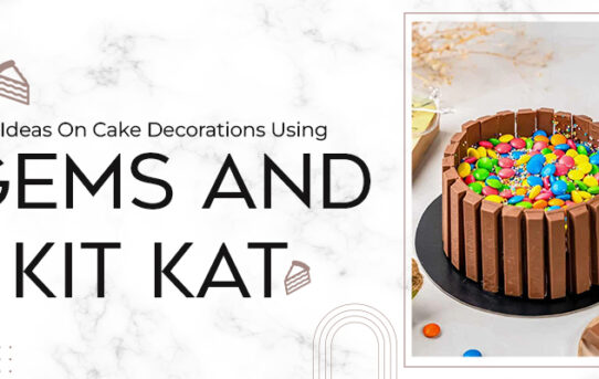 Ideas On Cake Decorations Using Gems And Kit Kat