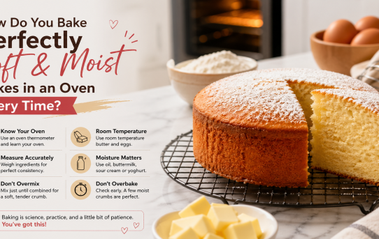 How Do You Bake Perfectly Soft and Moist Cakes in an Oven Every Time?