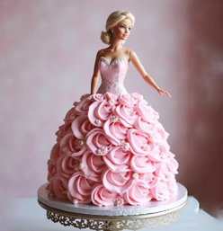 Barbie Theme Cake